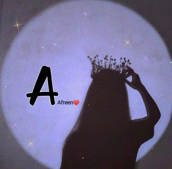 afreen name dp 12