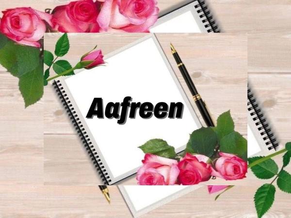 afreen name dp 21