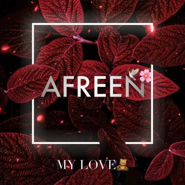 afreen name dp 30