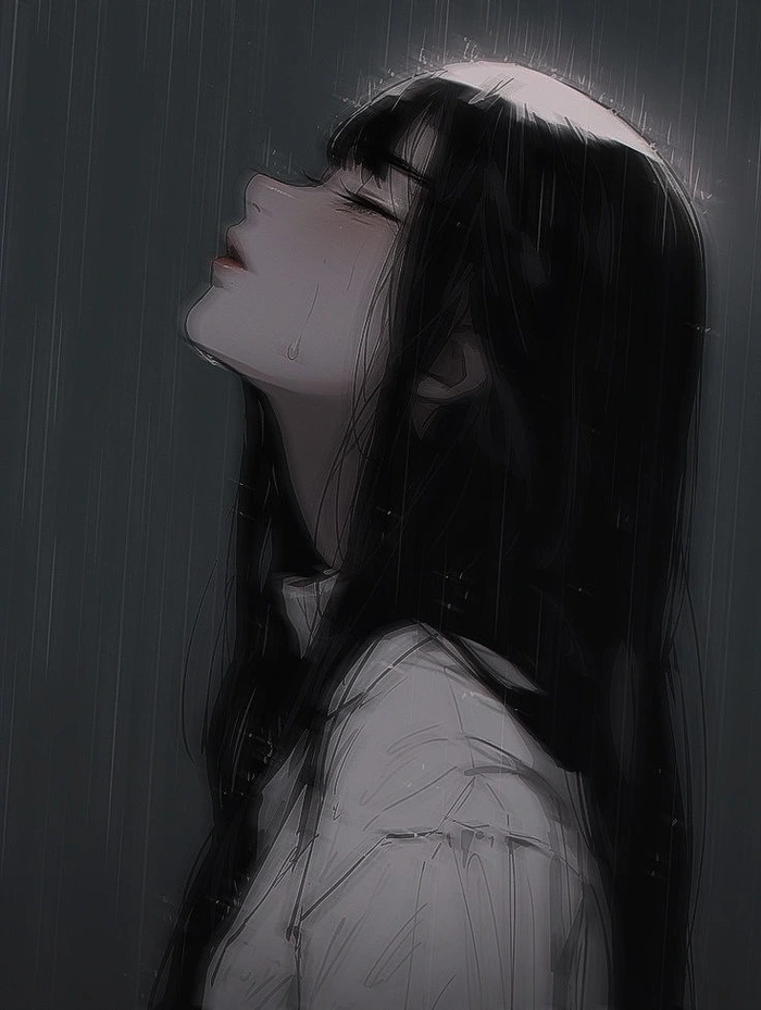animated sad girl dp 10