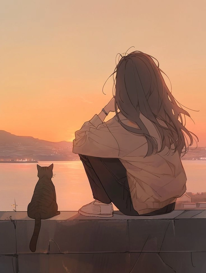 animated sad girl dp 15