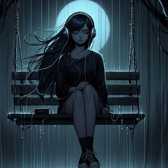 animated sad girl dp 19