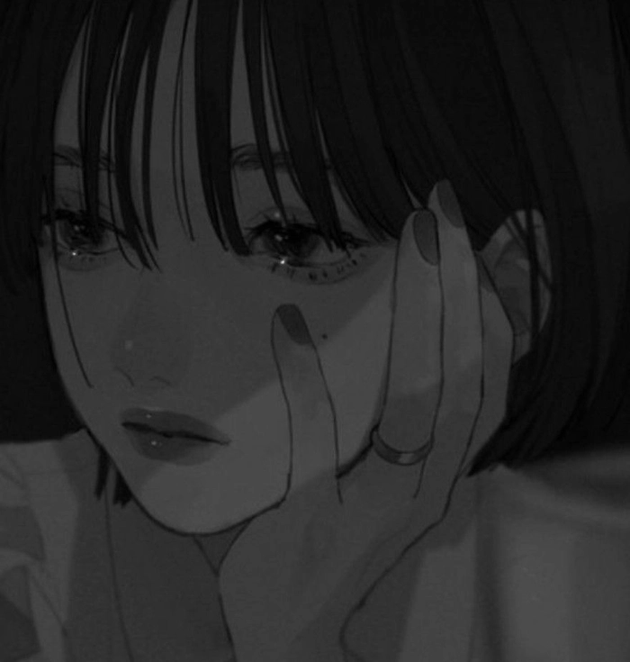 animated sad girl dp 33