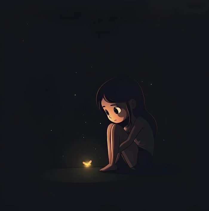 animated sad girl dp 34