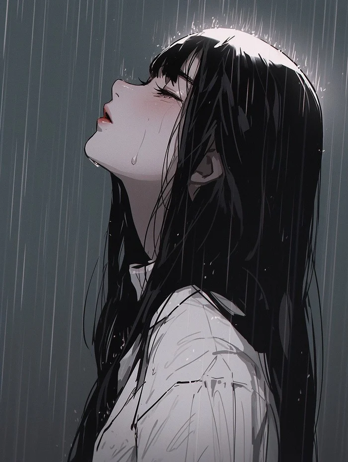 animated sad girl dp 35