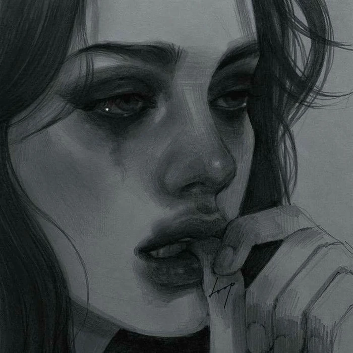 animated sad girl dp 6