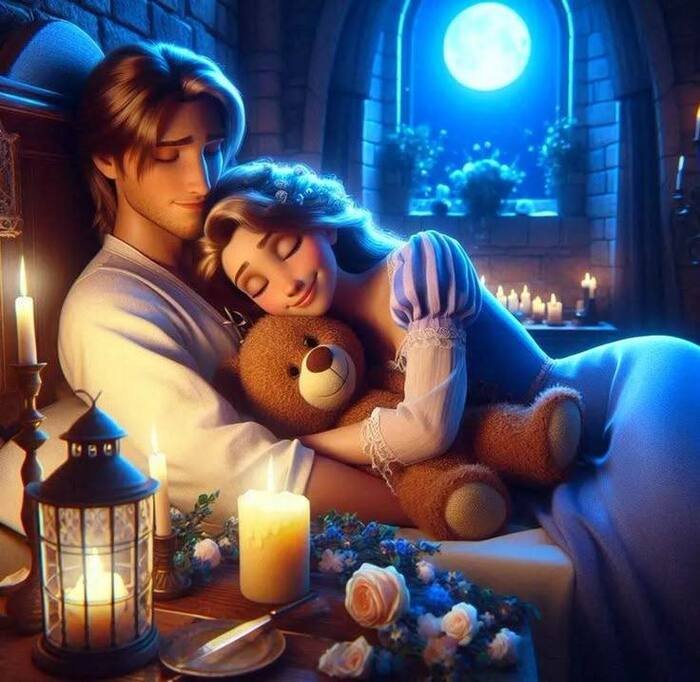 cartoon couple dp cute beautiful full hd