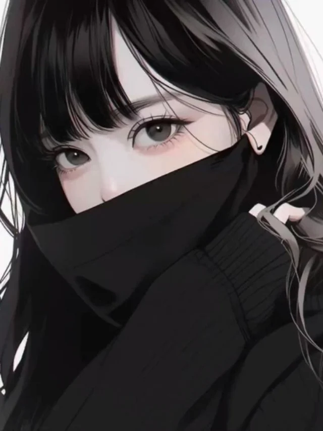 159+ Black DP for Girls Elegant Artistic Stylish and Chic Looks