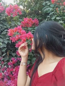 half face girl dp 6