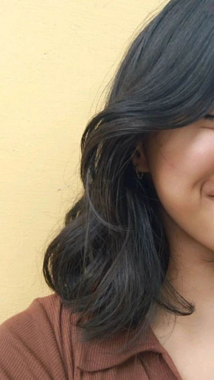 half face girl dp 7