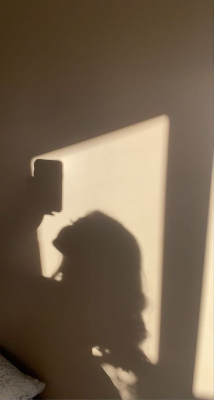 hd shadow girl dp aethetics photo