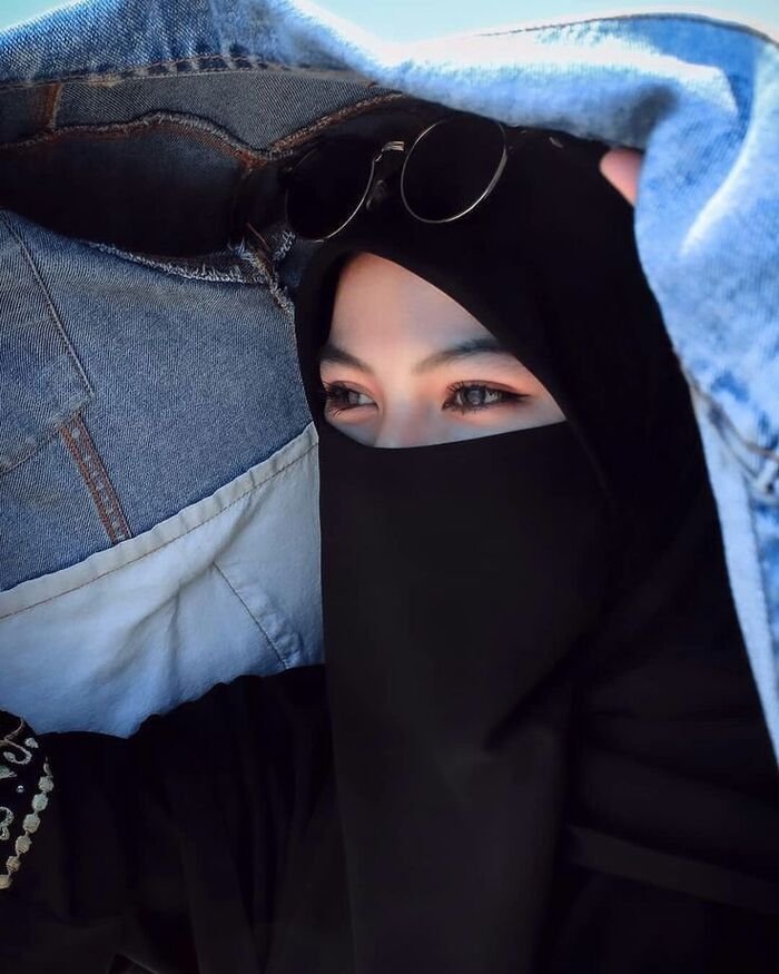 hijab girl dp cool