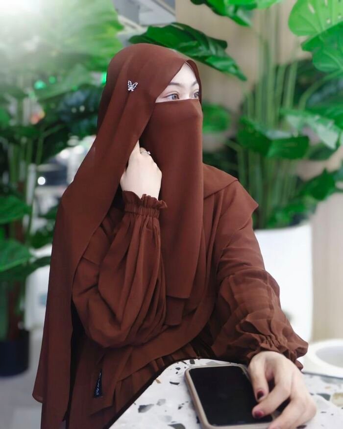 hijab girl dp photo aethetics full hd
