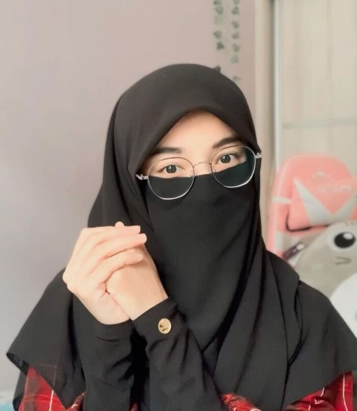 hijab girl dp photo aethetics