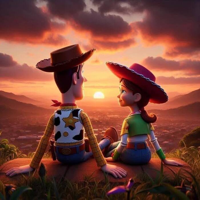 image cartoon couple dp hd
