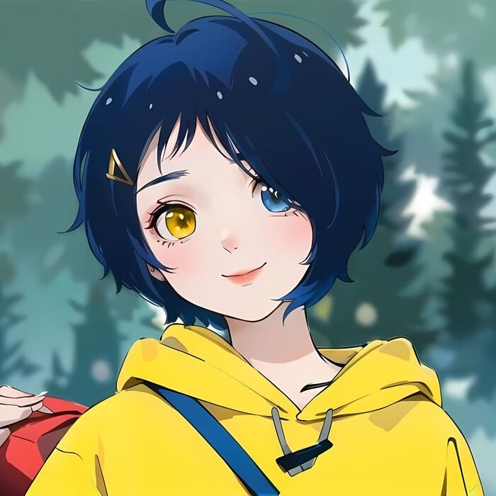 lovely girl cartoon wallpaper aethetics 4k