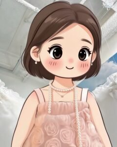 lovely girl cartoon wallpaper image full hd