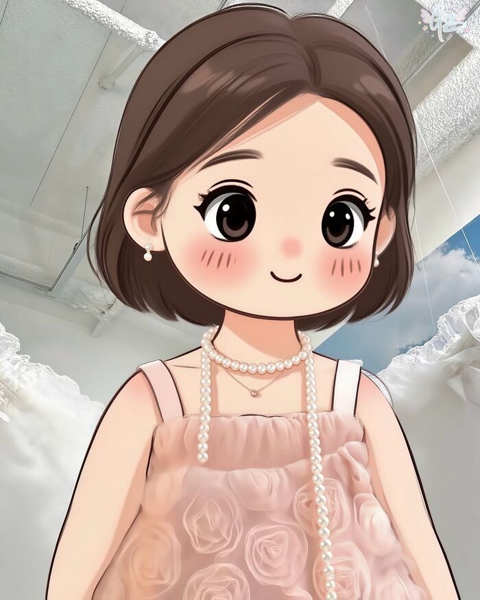 lovely girl cartoon wallpaper image full hd