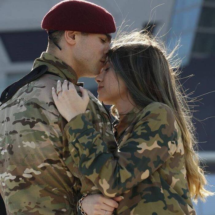 photo army couple dp instsgram