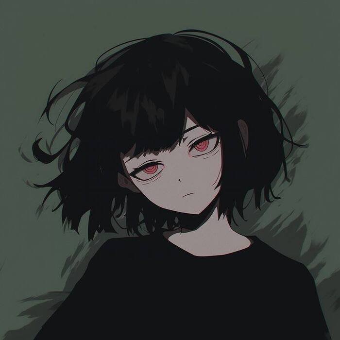 sad girl cartoon aethetics image hd