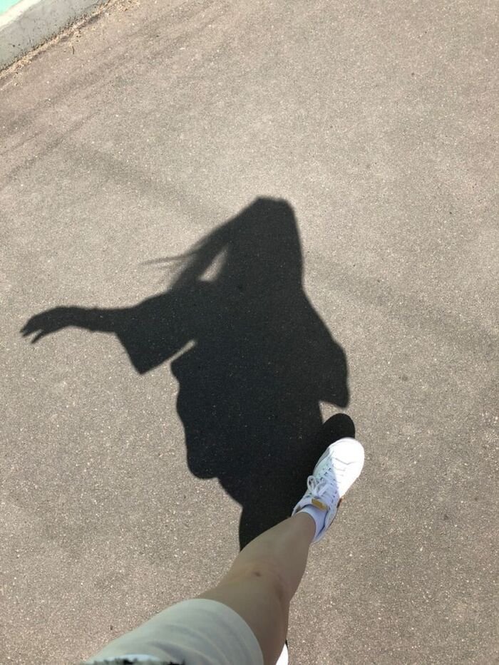 shadow girl dp aethetics full hd