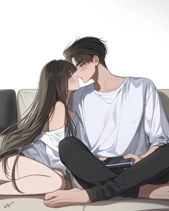 adorable anime couple dp