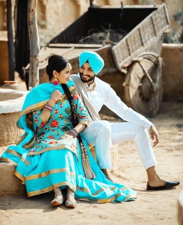 adorable punjabi couple dp