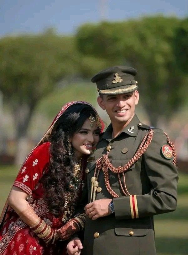 aesthetic army couple dp with cinematic lighting.