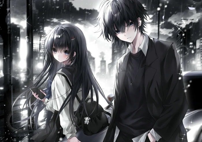 anime couple dp for whatsapp