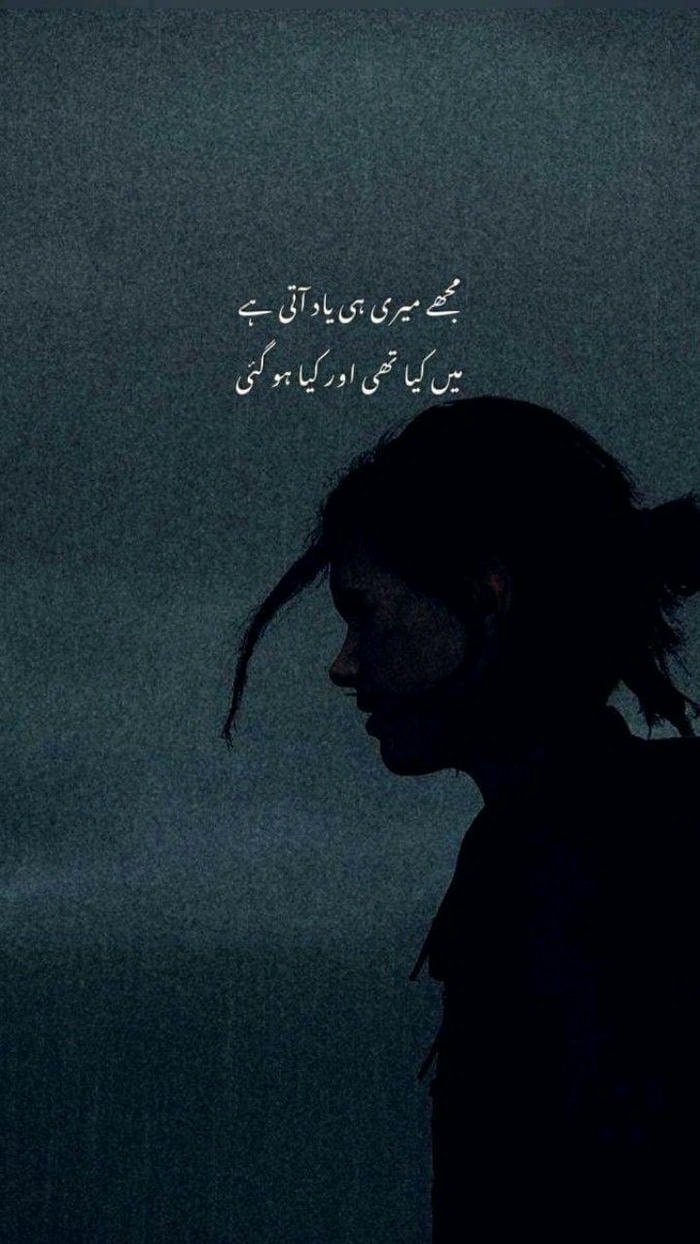 artistic sad shayari dp girl in monochrome style.