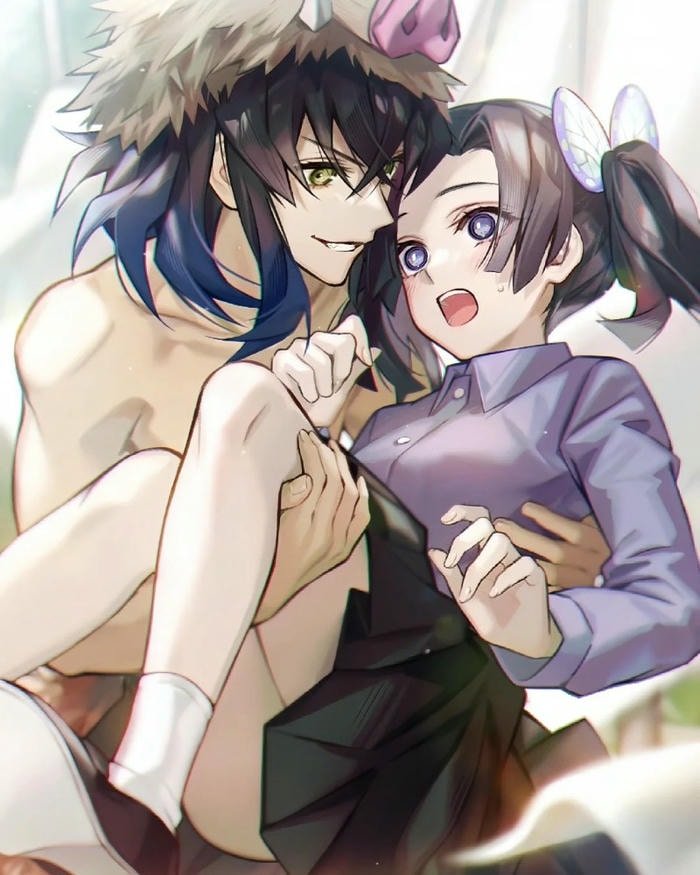 cartoon couple dp with cute emotional expression.