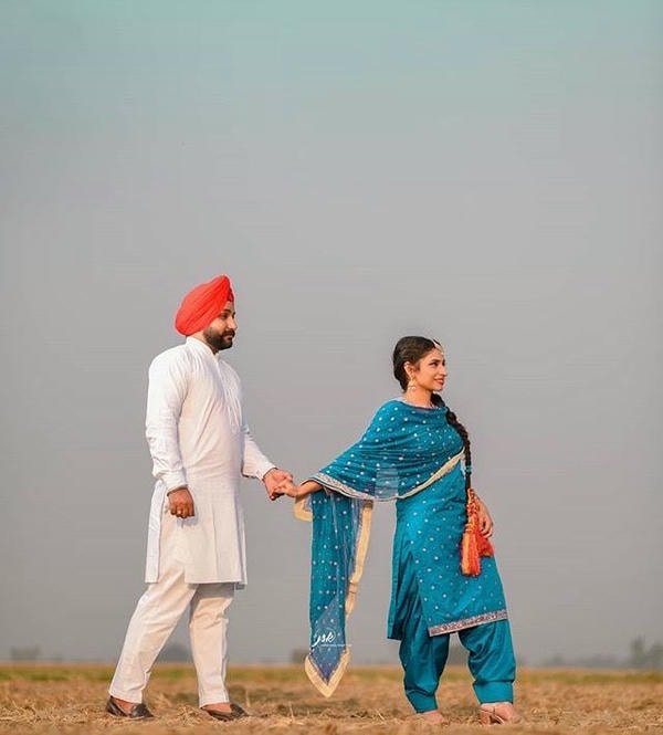 colorful punjabi couple dp