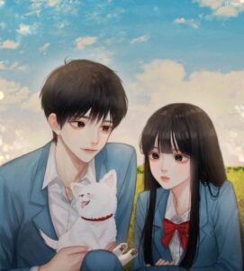 cute anime couple dp