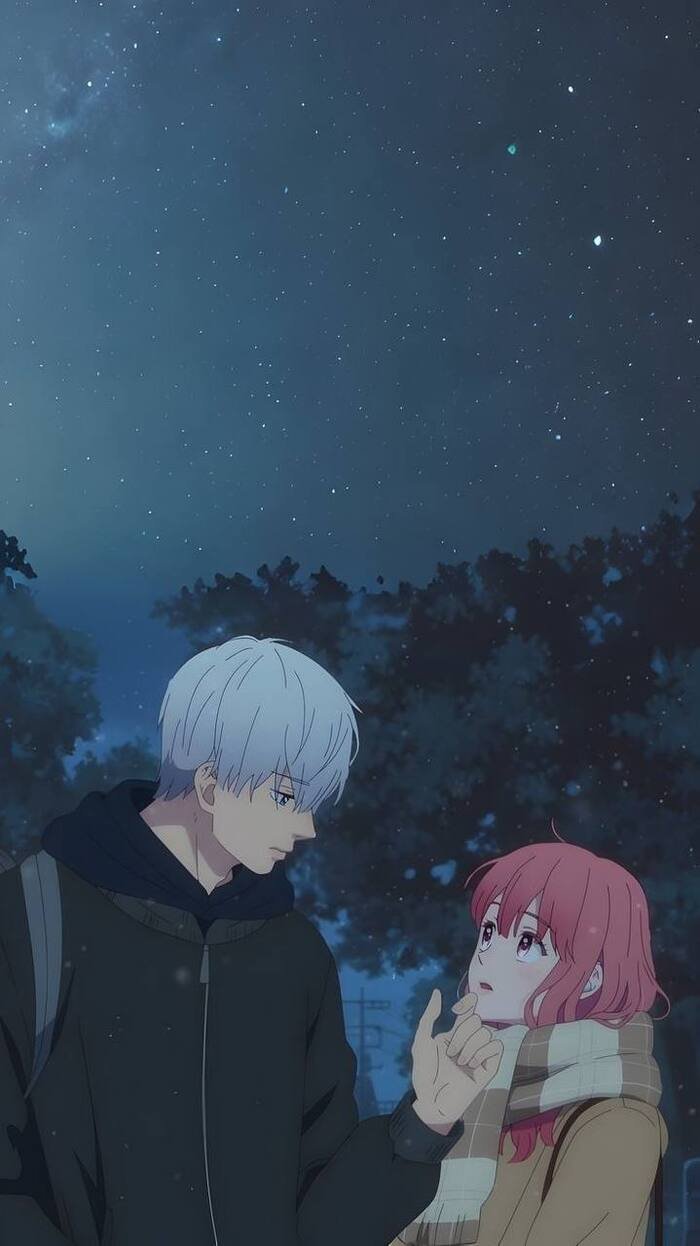 cute anime couple dp aethetics full hd