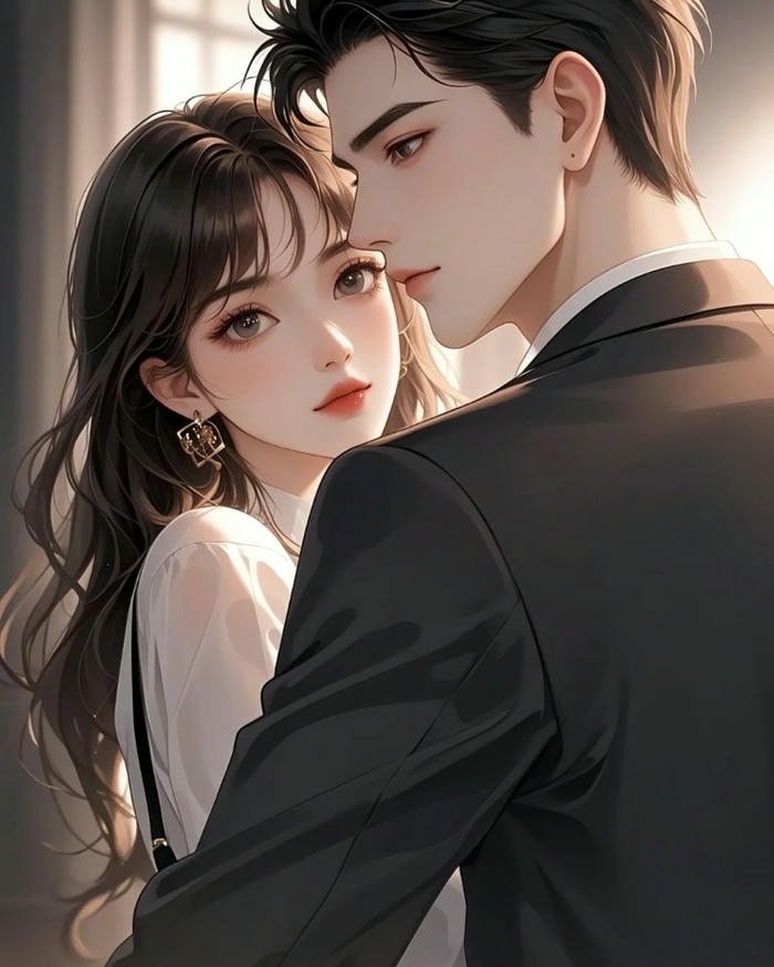 cute anime dp love aesthetic