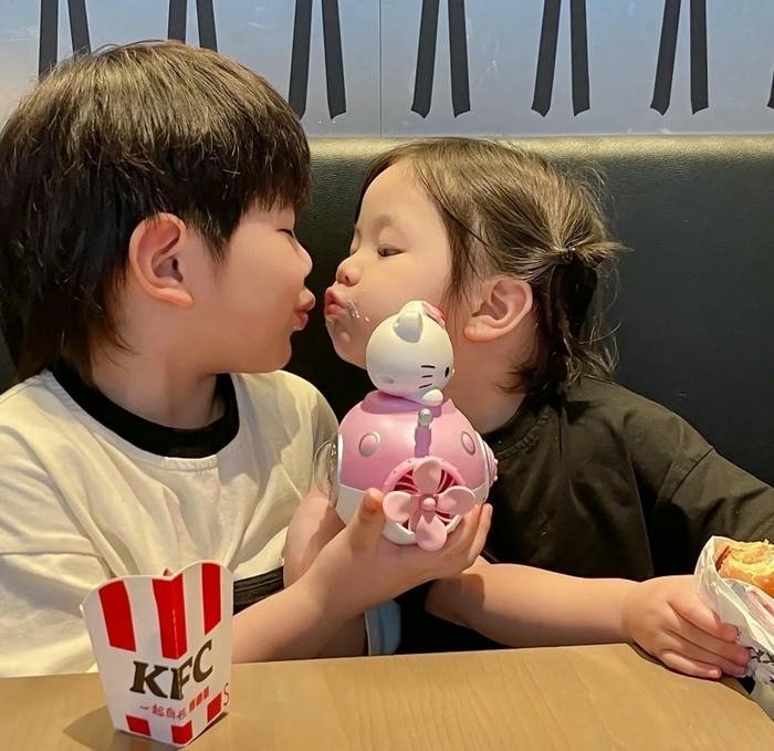 cute baby couple dp forever love