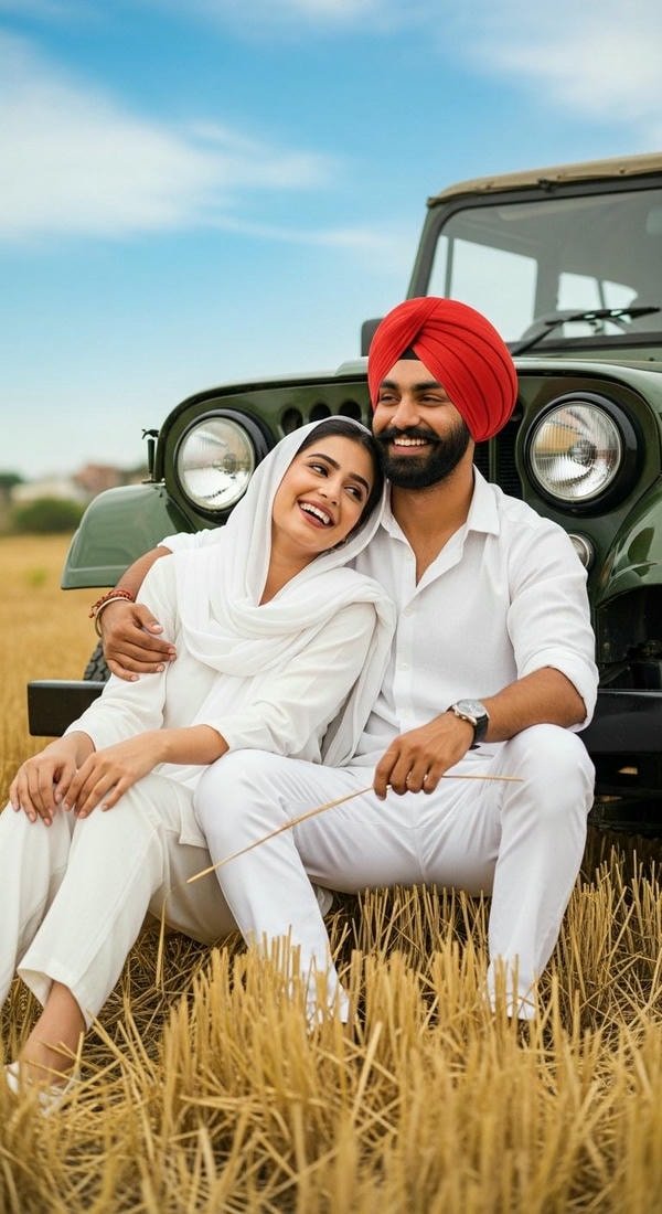 cute punjabi couple dp