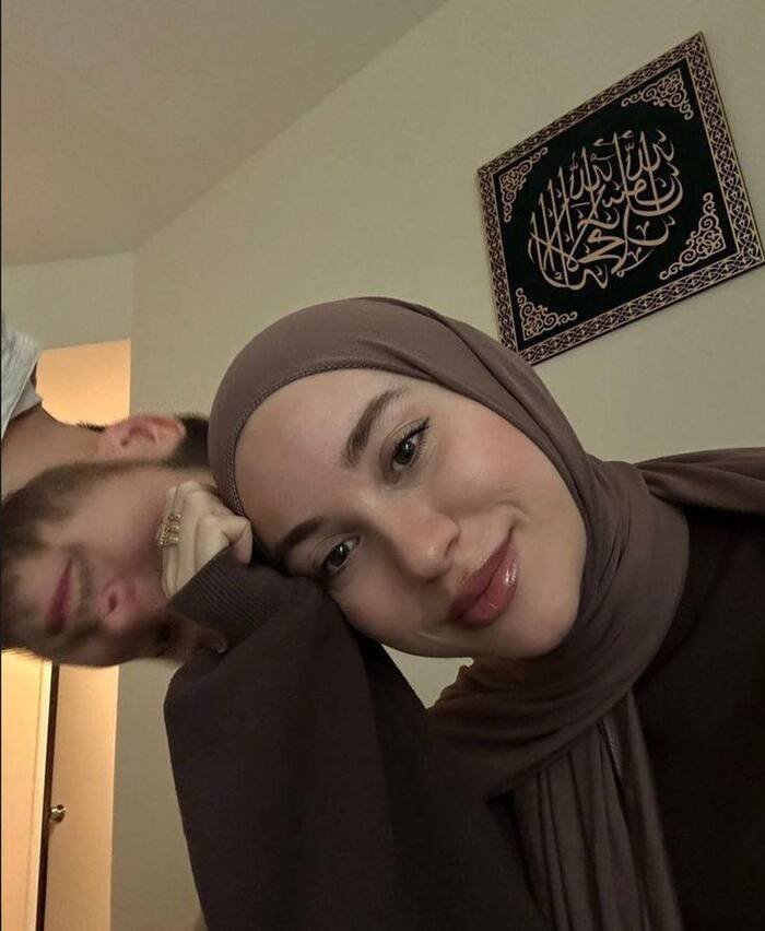 full hd image hijab couple dp hd
