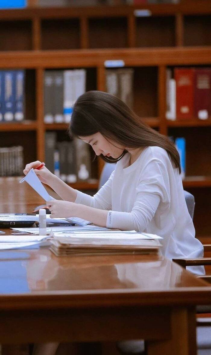 full hd study girl dp photo aethetics
