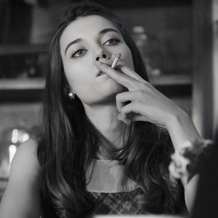 full image hd smoking girl dp