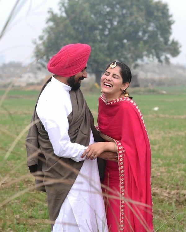 happy wedding punjabi couple dp