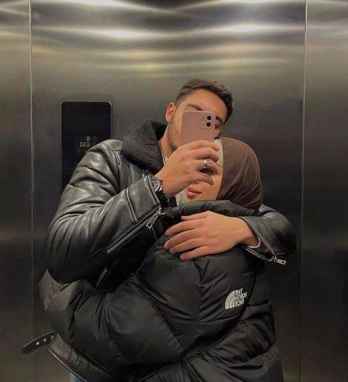 hd image hijab couple dp beautiful full hd