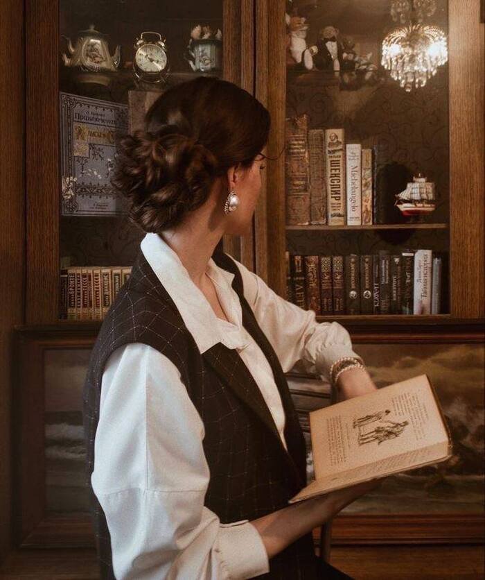 hd study girl dp photo
