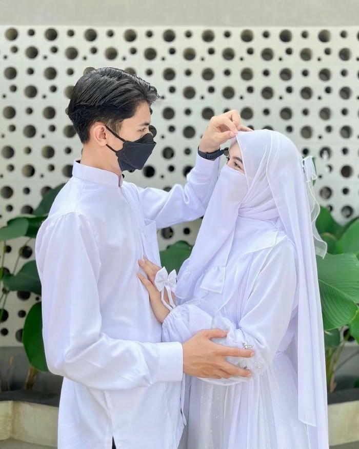 hijab couple dp aesthetic style