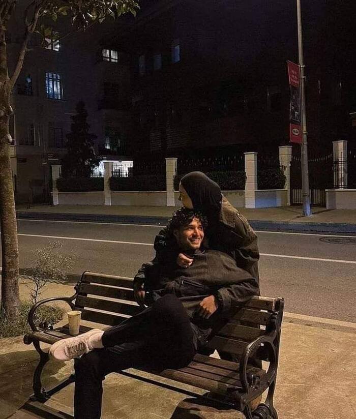 hijab couple dp image full hd
