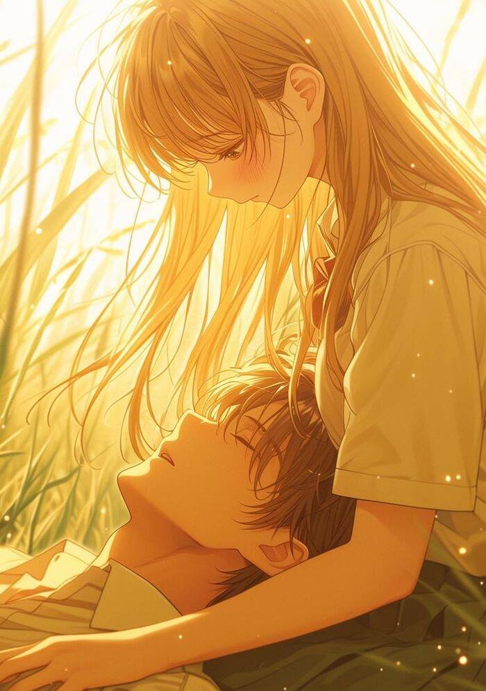 image cute anime couple dp hot