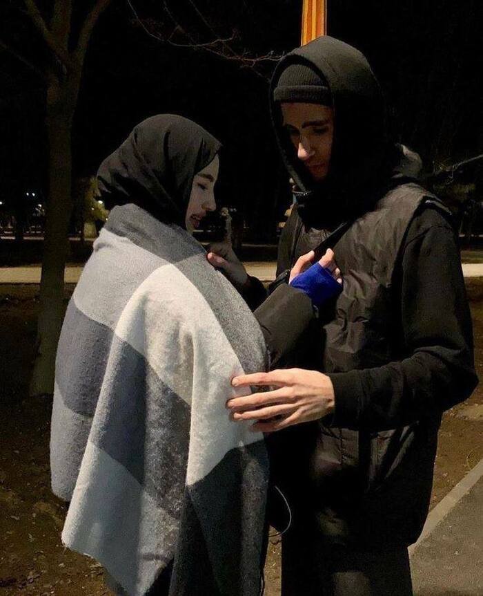 image hijab couple dp cute hot