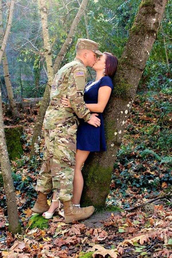 lovely army couple dp with camouflage jacket.