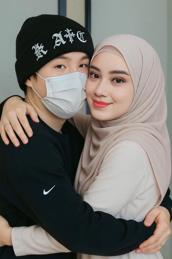 lovely hijab couple dp