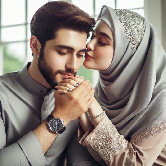 lovely muslim couple dp